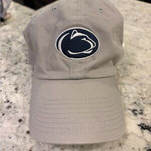 Gray Cap with Embroidered Logo